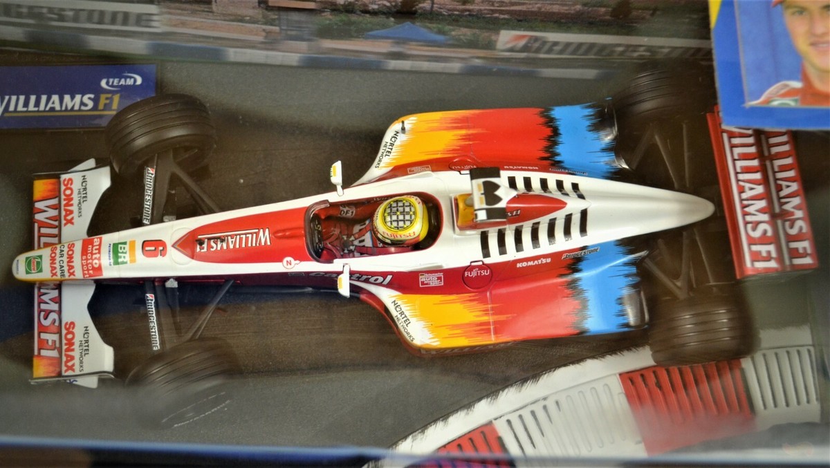 Hot Wheels 1/18 Williams FW21, July 1999 British GP, #6 Ralf