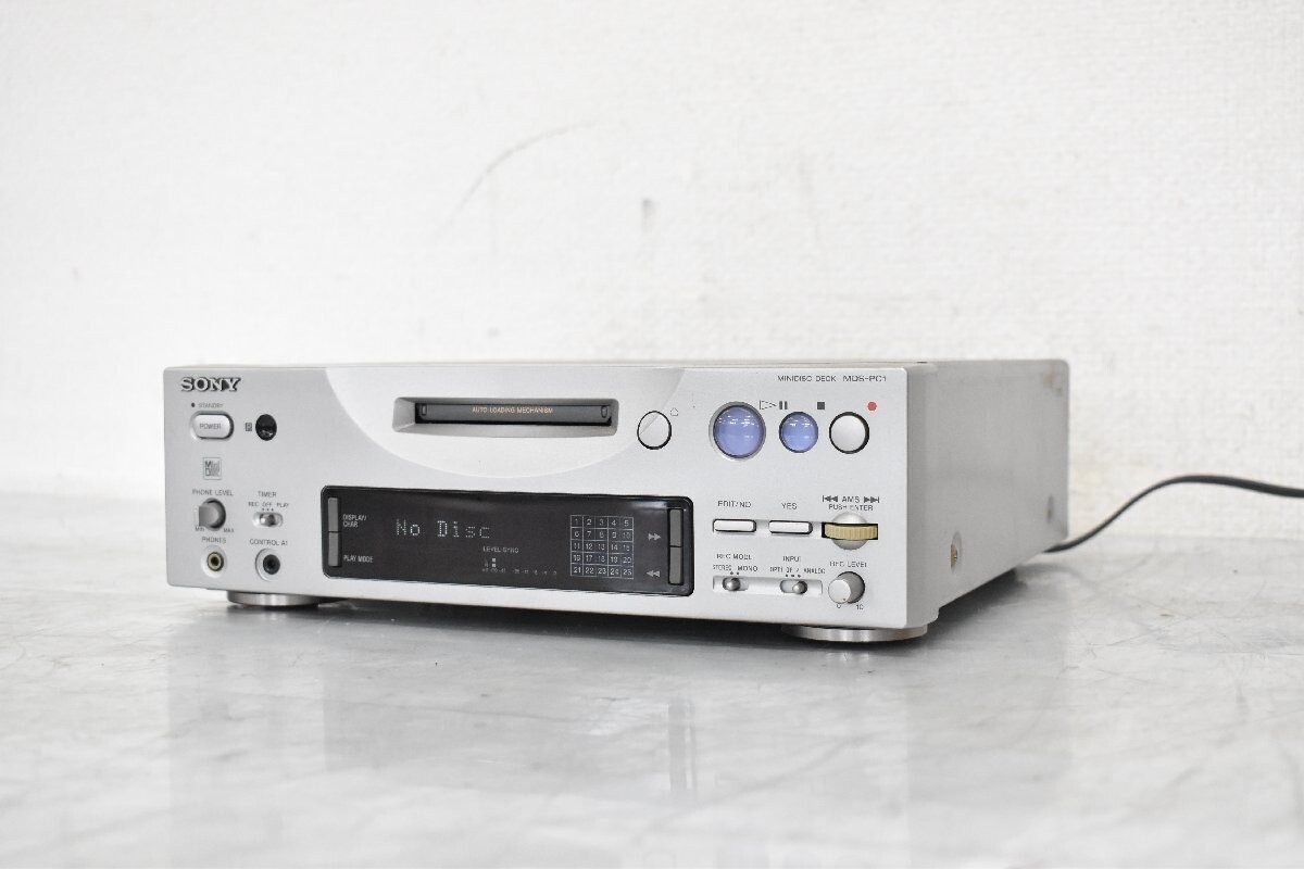 Sony MDS-PC1 MD Deck MiniDisk PLAYER RECORDER DECK | eBay