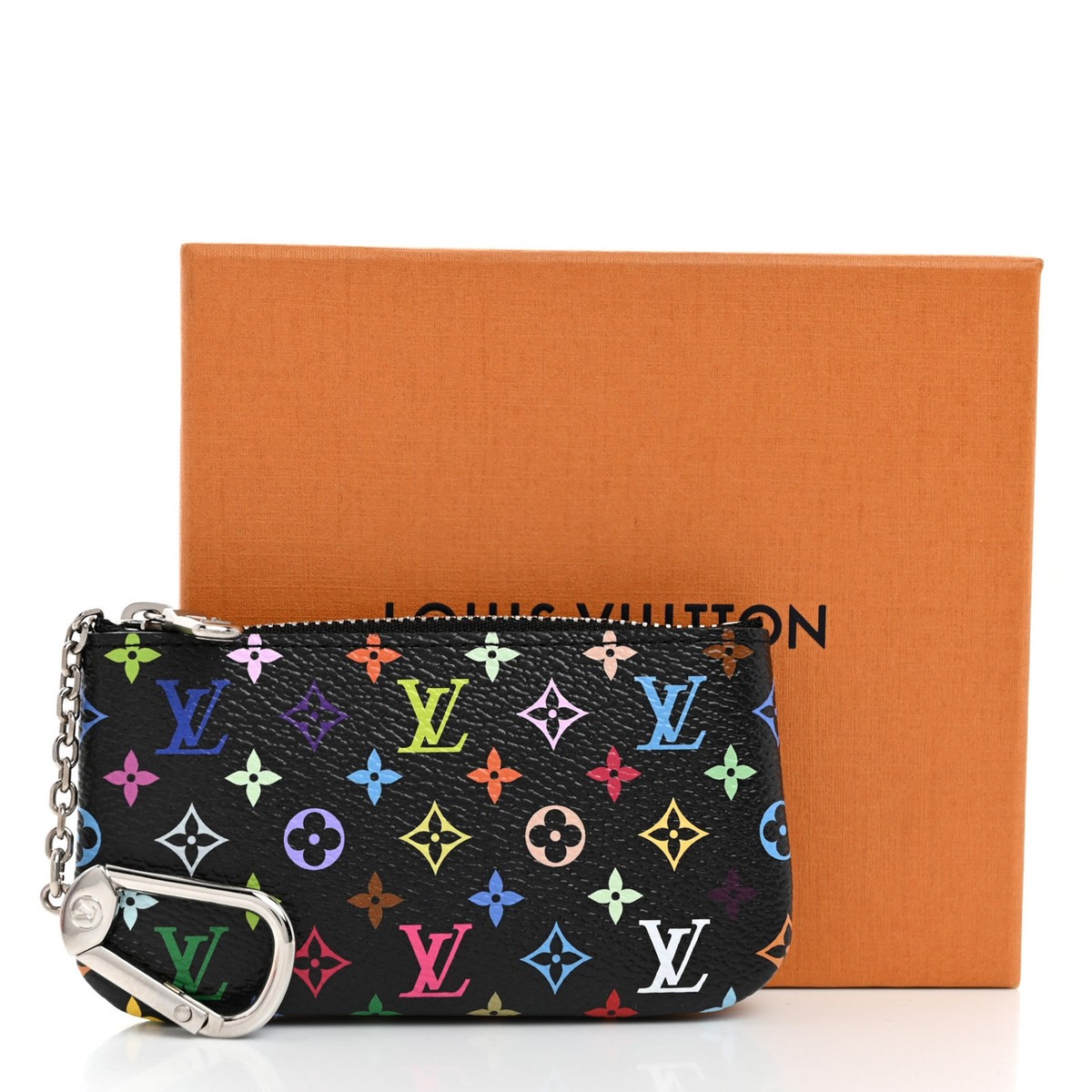 Louis Vuitton Murakami Key Pouch LV X TM Multicolor Black Cles