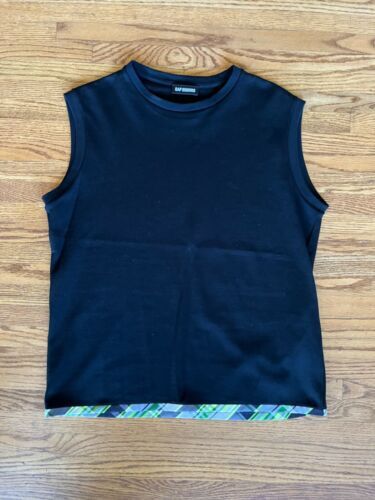 Raf Simons SS2002 Archive Kollaps Tank Top 48/M Black Sleeveless