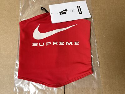 Supreme Nike Neck Warmer Red O/S S/S 21 | eBay