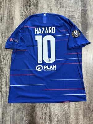 Eden Hazard Chelsea Jersey Nike 18/19 Vaporknit Europa League Sz