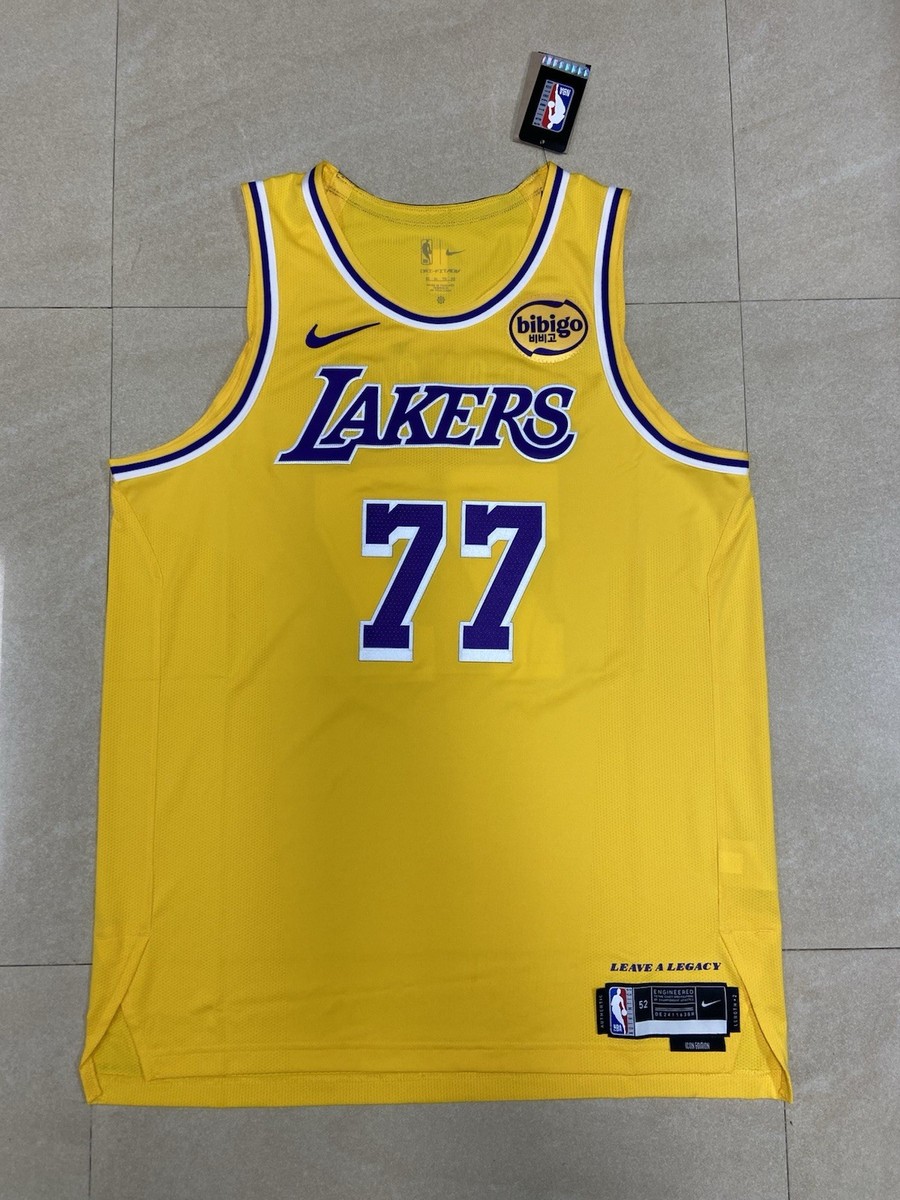 Nike Los Angeles Lakers Luka Doncic Authentic Icon Pro Cut Jersey