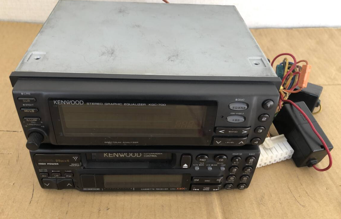 Kenwood KGC-700 Graphic Equalizer KRC-X800 Cassette Tuner Car