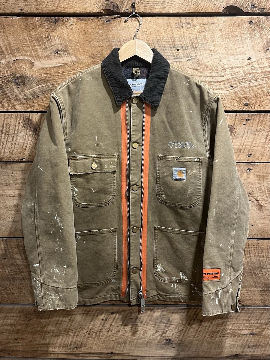 Heron Preston x Carhartt Jacket Vest Set RARE Size Small, Medium