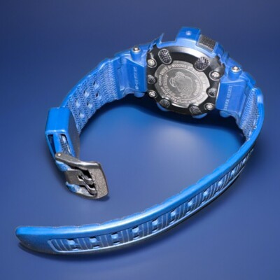 G-Shock G-9000MX Mudman Watch Matte Blue Black Vintage Used Rare