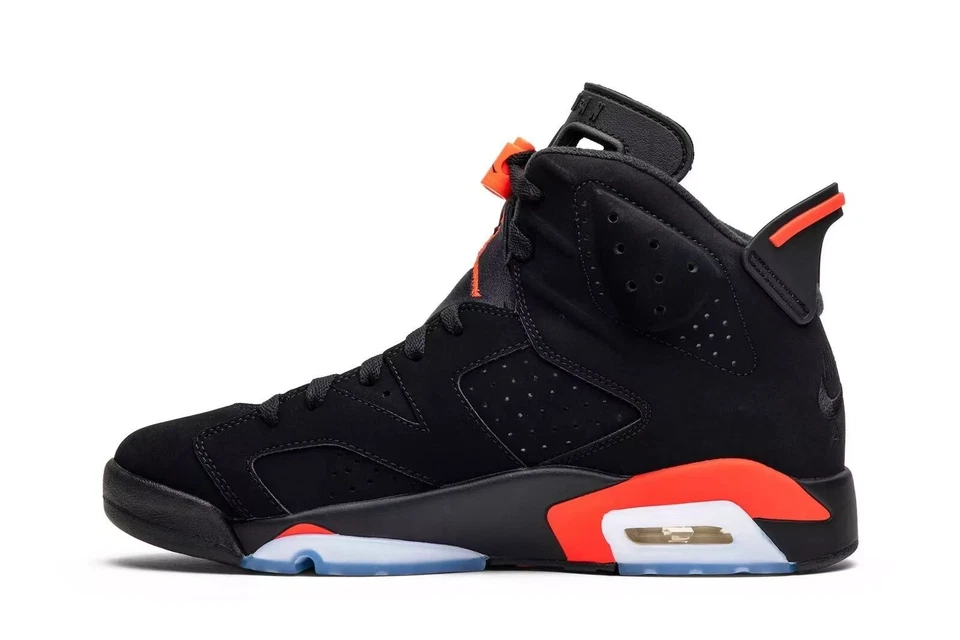 Nike Air Jordan 6 High Retro Black Infrared Retro Sneakers Men's