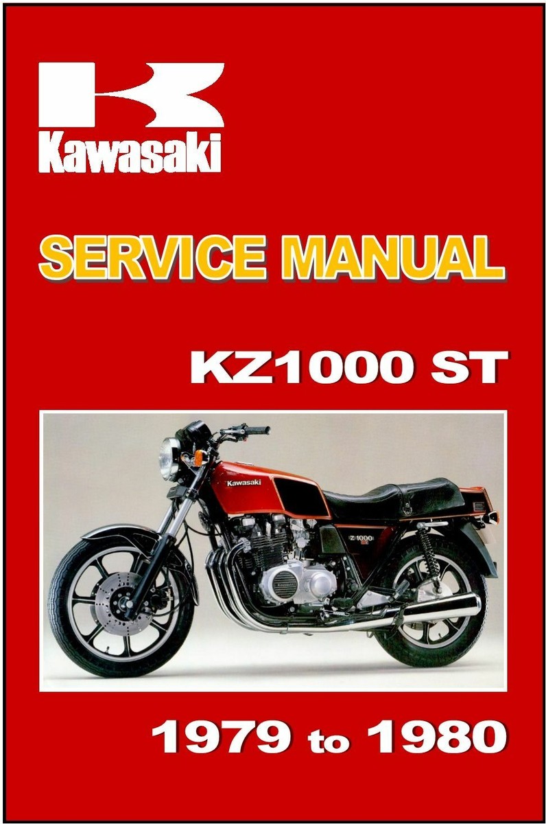 KAWASAKI Workshop Manual Z1000 Shaft KZ1000ST KZ1000 ST 1979 1980