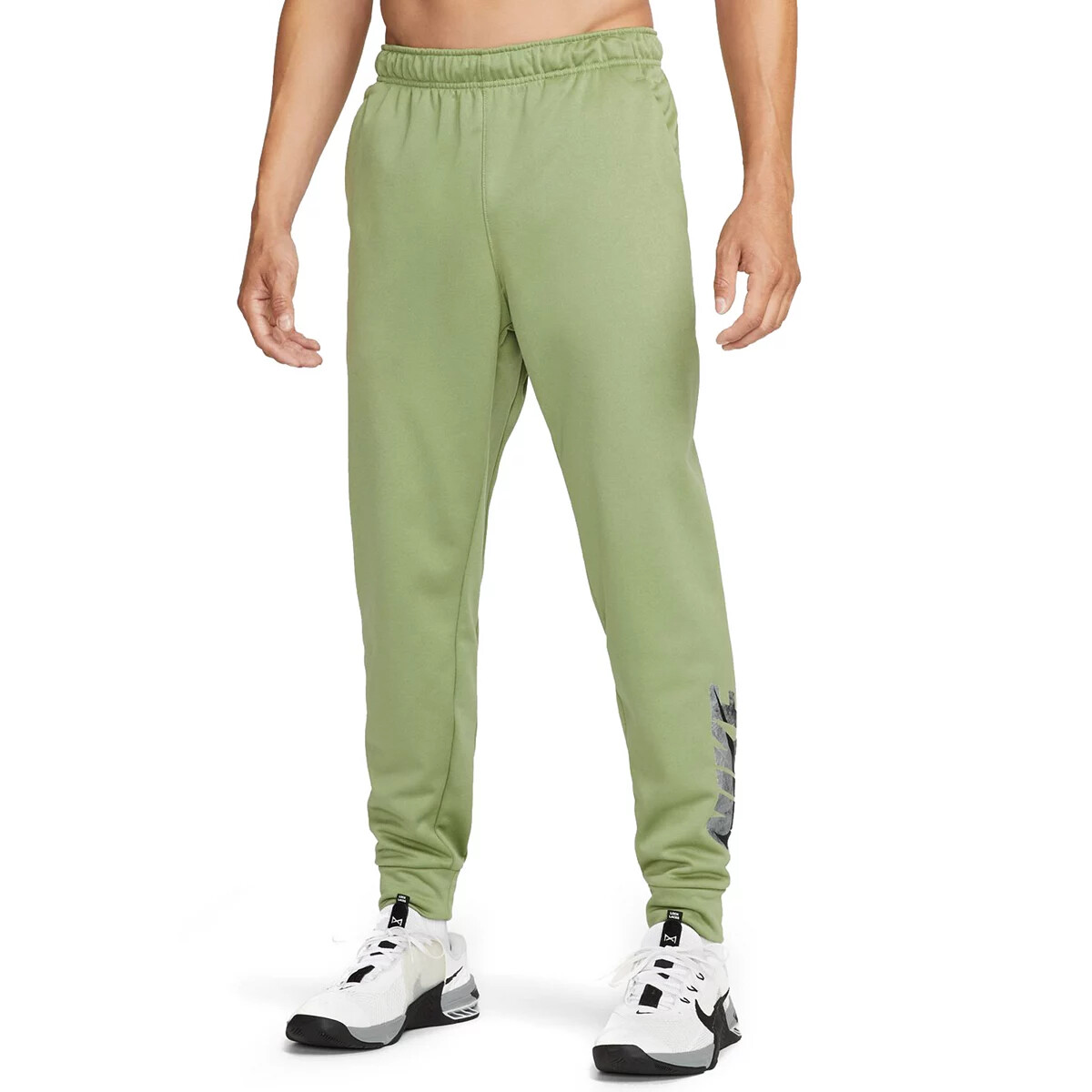 Nike Men's Therma-FIT Alligator Green Tapered Training Pants
