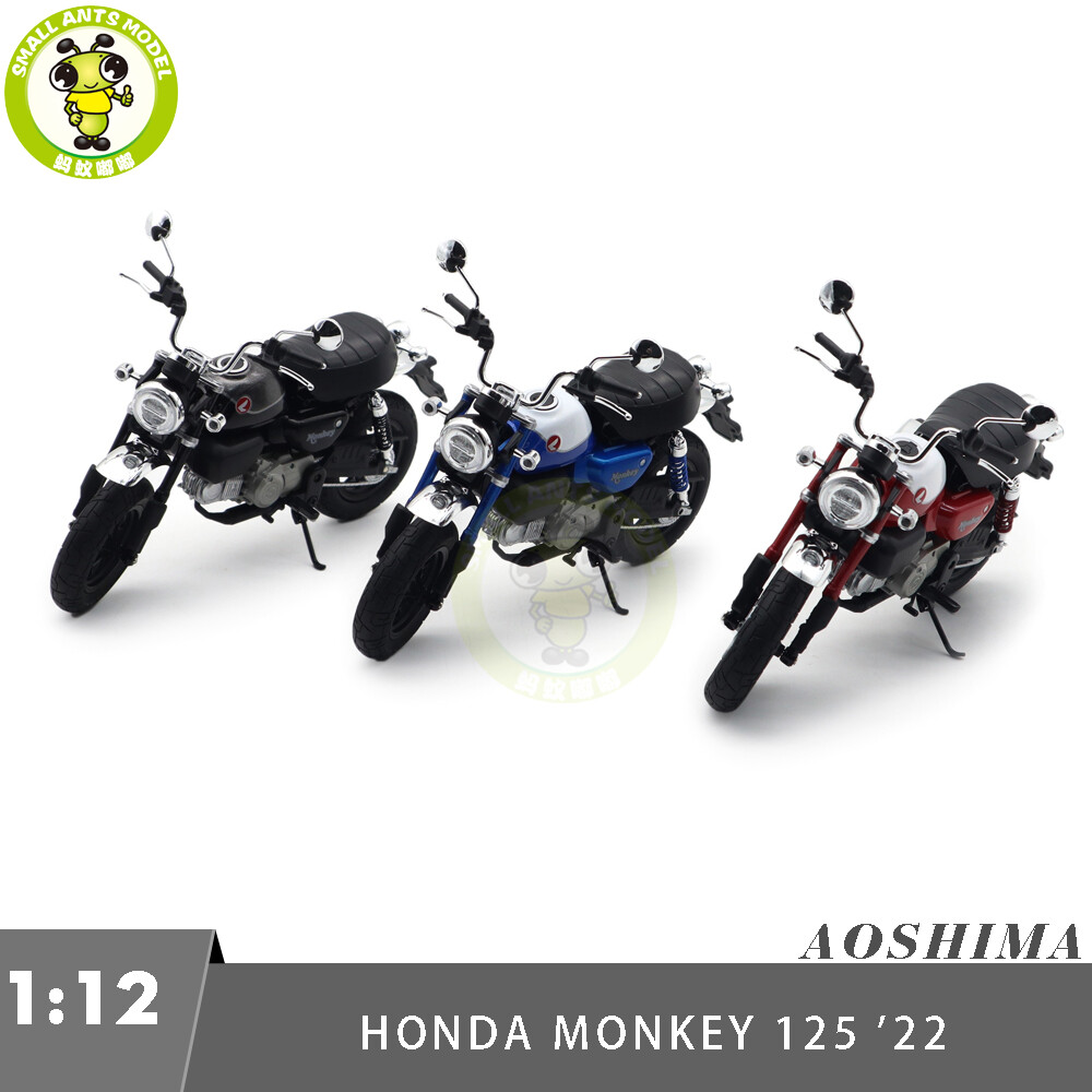 1/12 AOSHIMA Honda Monkey 125 2022 Diecast Model Motorcycle Car