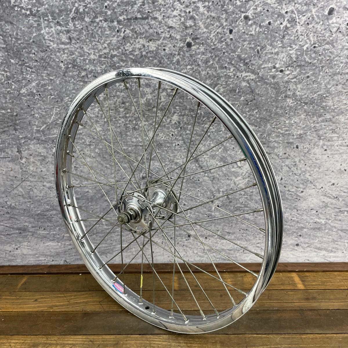 Araya 7X Rim BMX Front Wheel Chrome Hub Vintage 20