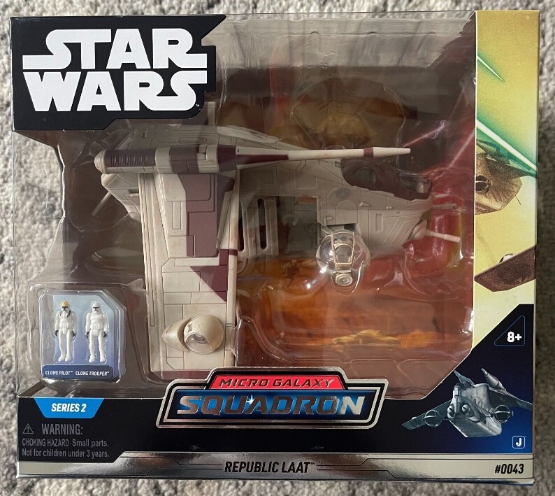 Star Wars Micro Galaxy Squadron Series 2 Republic Attack Gunship