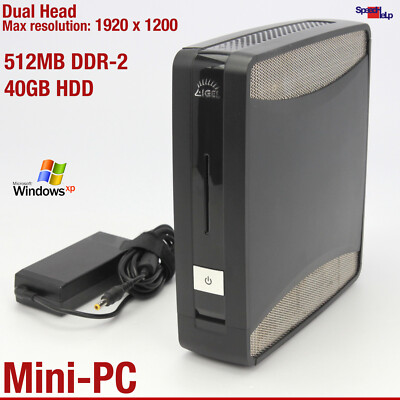 Mini Small Computer PC 1500MHz Windows XP 7 40GB 512MB Dual DVI