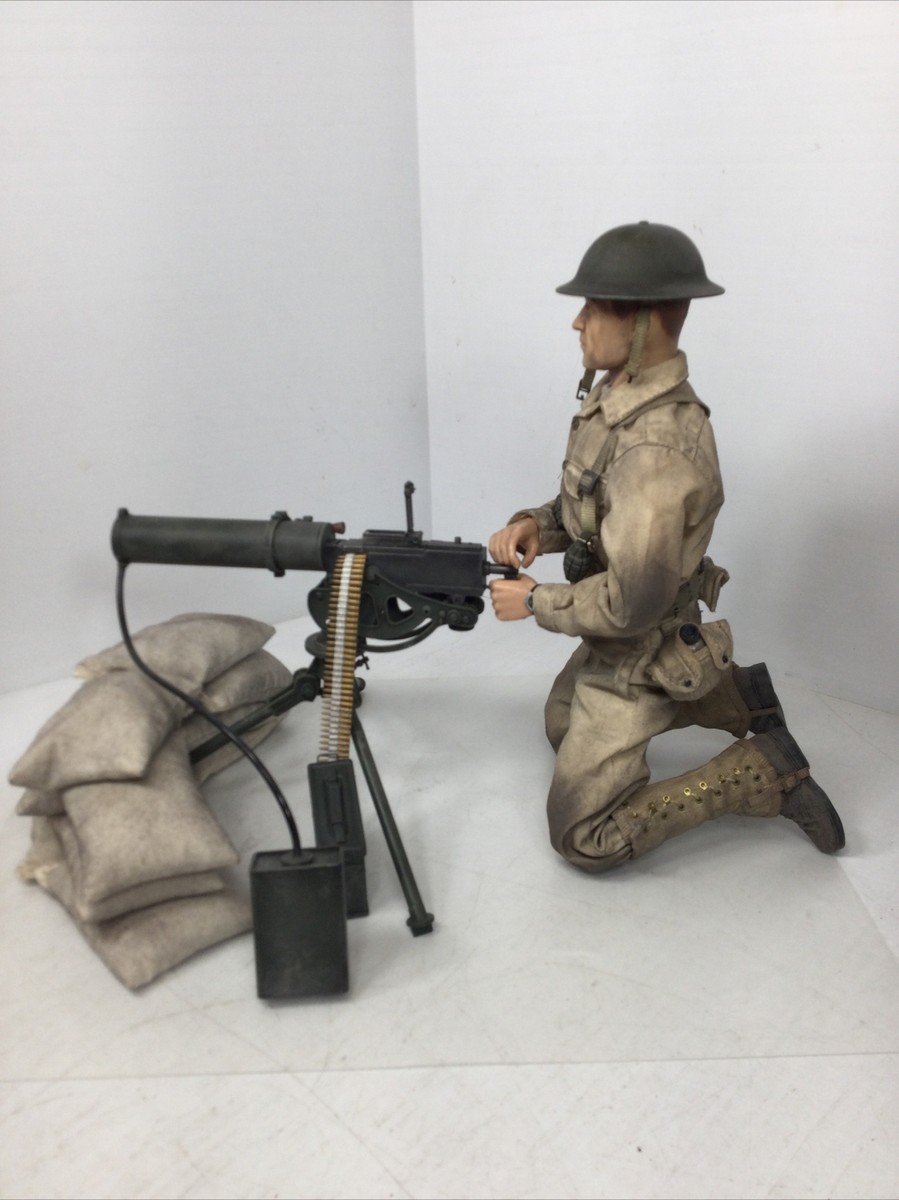1/6 DRAGON CUSTOM WW2 USMC MARINE WAKE ISLAND DEFENDER .30 CAL