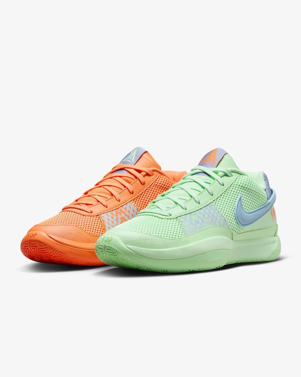 Nike Ja 1 Day Mismatched Green Orange Bright Mandarin Morant 2023