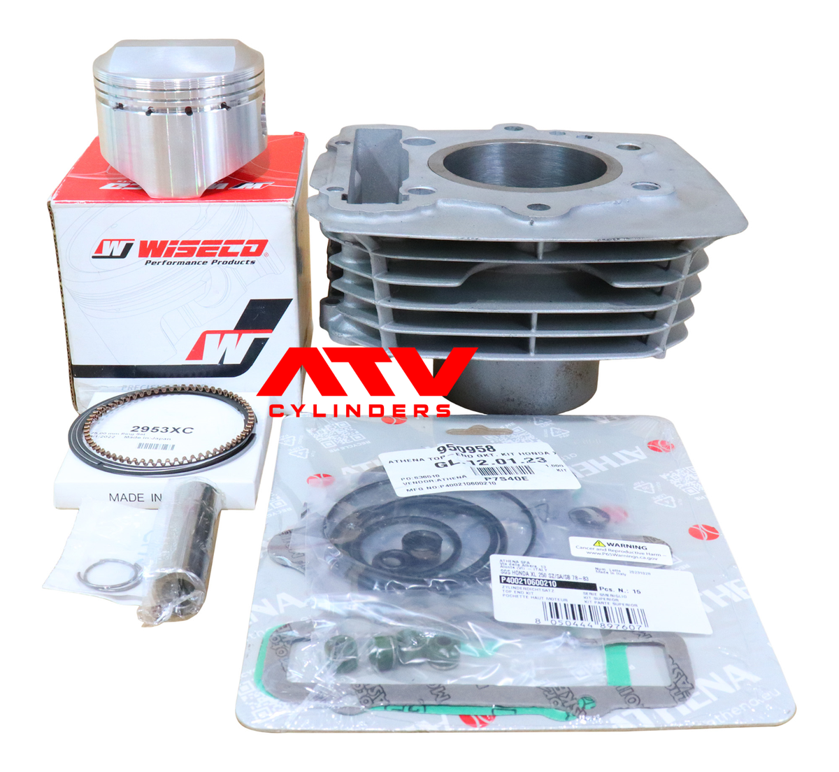 79-82 Honda XR250R XR250 R XR 250 Cylinder Jug Wiseco Piston