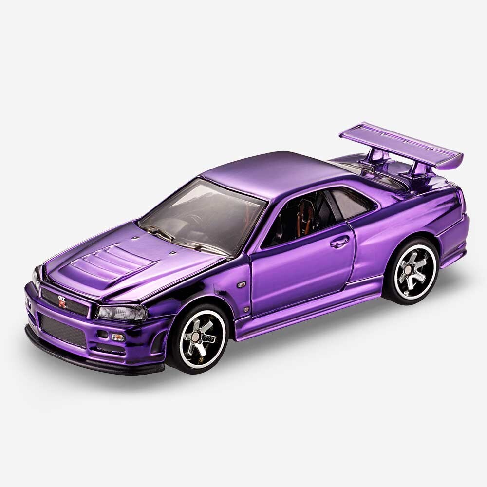 Hot Wheels RLC Nissan Skyline GT-R R34 Purple JDM 2020 Membership