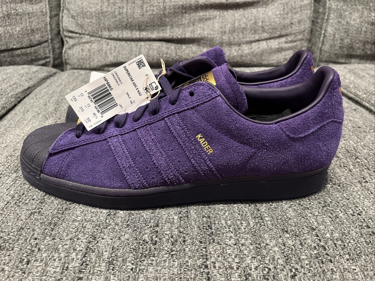 Adidas Superstar ADV by Kader Sylla Dark Purple Skate Shoes Men