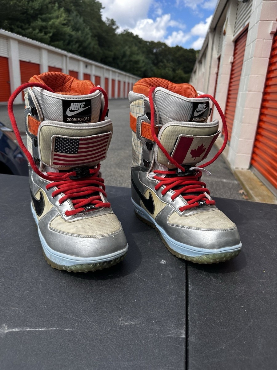 Nike Zoom Force 1 Snowboard Boots Danny Kass 358351-001 Olympic