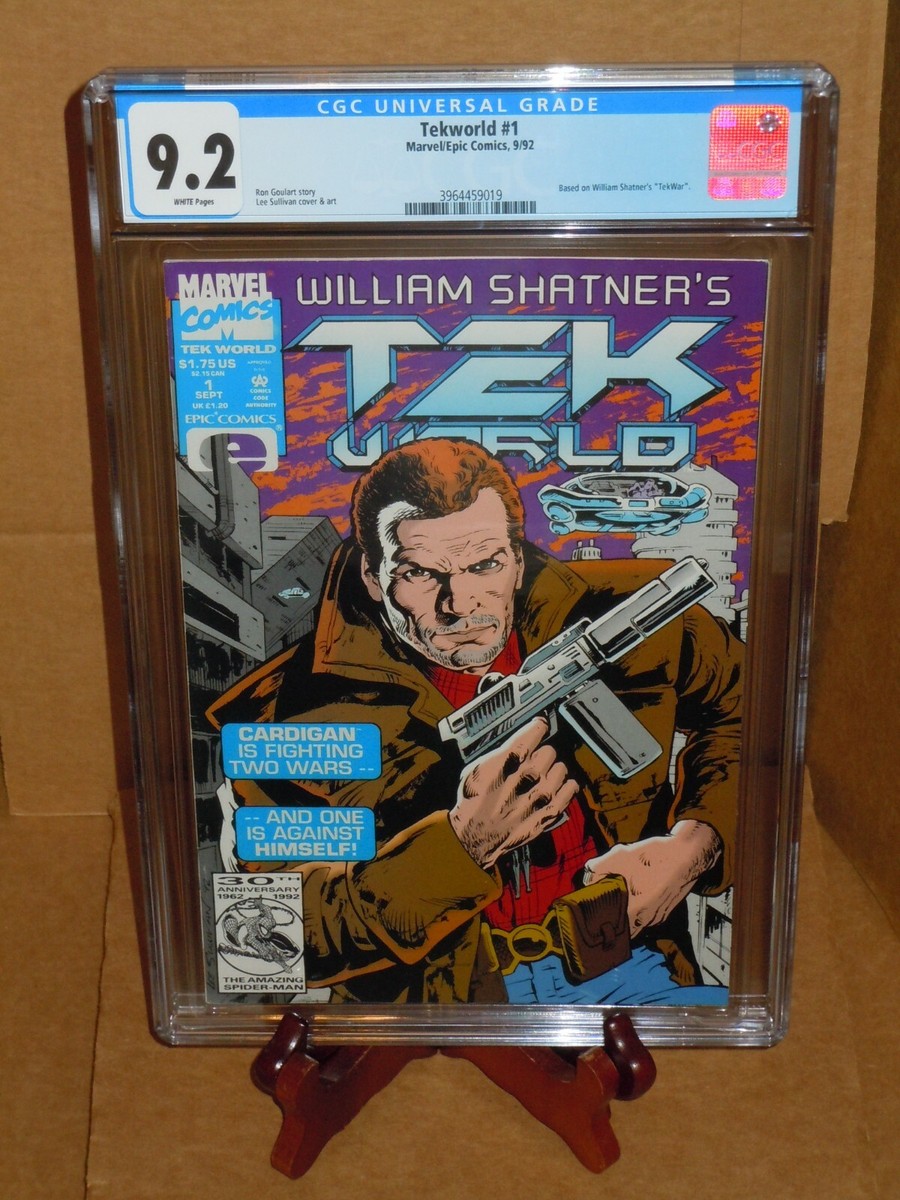 TEKWORLD #1 CGC 9.2 William Shatner's Tek World Marvel/Epic Comics
