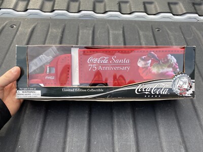 Coca Cola Coke Limited Edition Semi Truck Santa 75th Anniversary