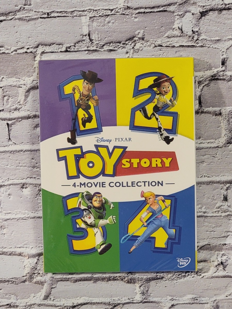 Toy Story 1-4 Box Set DVD 4-Movie Collection Brand New & Sealed | eBay