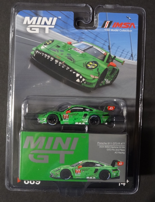MINI GT #889 - PORSCHE 911 GT3 R #77 2024 IMSA DAYTONA 24 HRS GTD