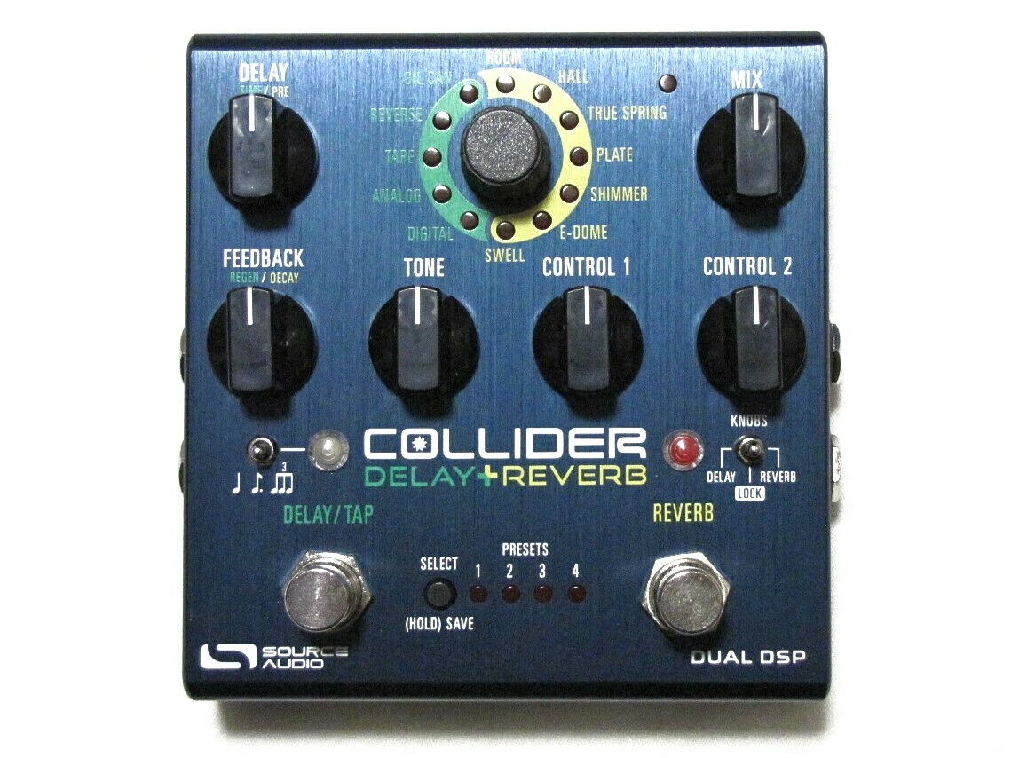 Used Source Audio SA263 Collider Delay Reverb Dual DSP Guitar