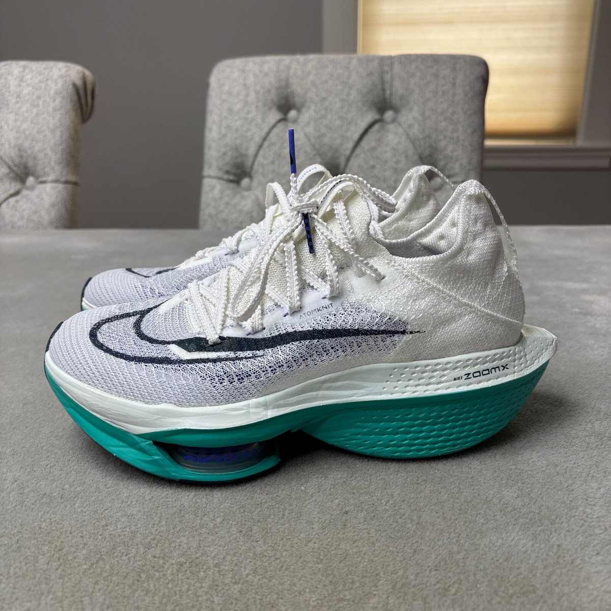 Nike Air Zoom Alphafly NEXT% 2 'White Deep Jungle' Women's Size 7