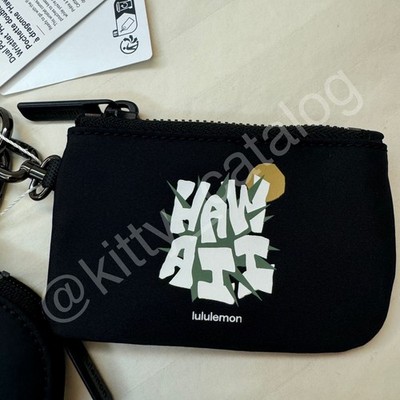 Lululemon x Hawaii Dual Pouch Wristlet, Black, Hawaiʻi Exclusive