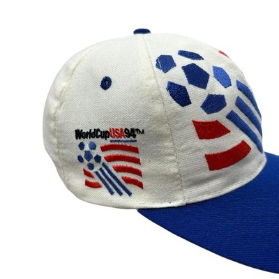 VTG 90s WORLD CUP USA 1994 SOCCER FOOTBALL LOGO ATHLETIC SNAPBACK