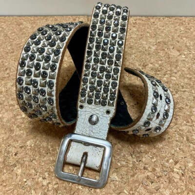 Hysteric Glamour Balthazar Swarovski Studded Belt Size S Men Rare