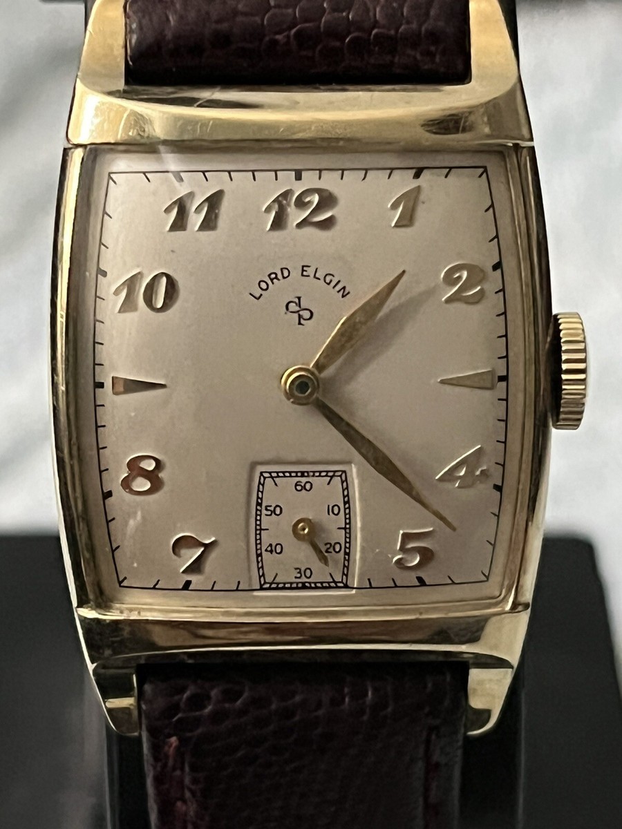 lord elgin 14k gold Filled watch.21 Jewels. Pristine Condition. | eBay