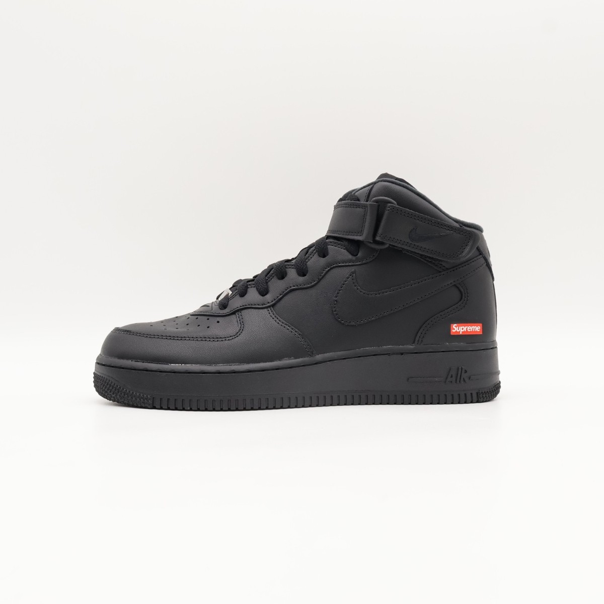 FZ8784-001 Supreme Nike Air Force 1 Mid Black FW24 (Men's) | eBay