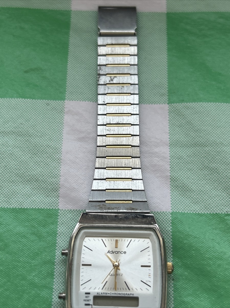 Advance VA41 Digital/Analog Alarm Chronograph Vintage Watch for