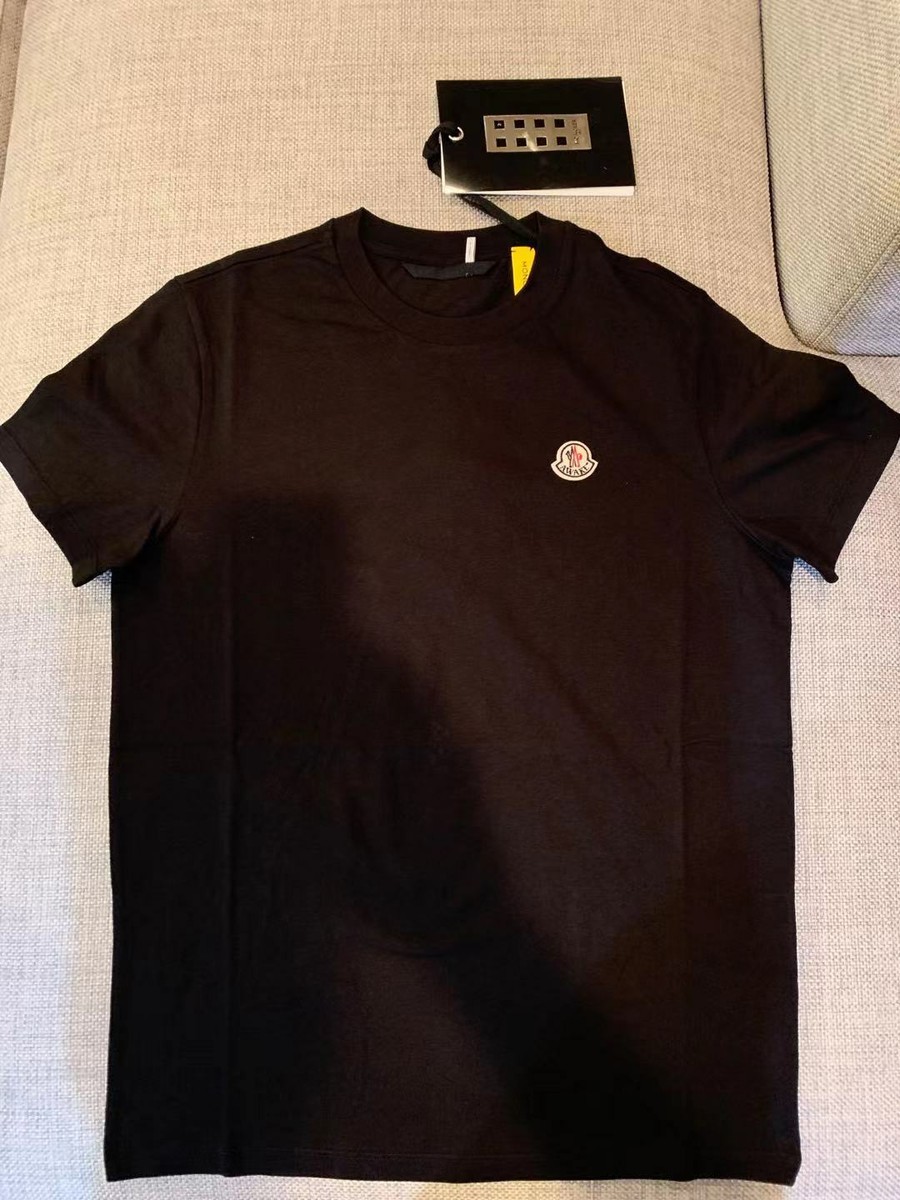 Awake x Moncler Tee T-Shirt Black Red Blue Size S L XL Cotton | eBay