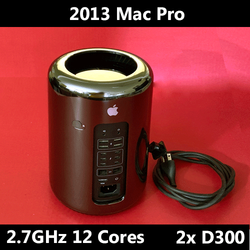 2013 Mac Pro | 2.7GHz 12-Core | Dual AMD D300 | 64GB RAM | 2TB