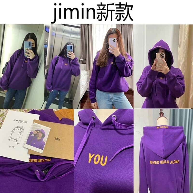 BTS BTS ジミン アーティストメイド フーディ パープル XL ジミン