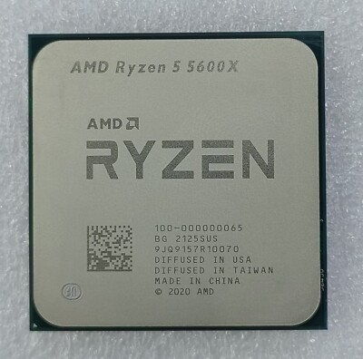 AMD Ryzen 5 5600X Desktop Processor AM4 R5 Six-core 100-00000065