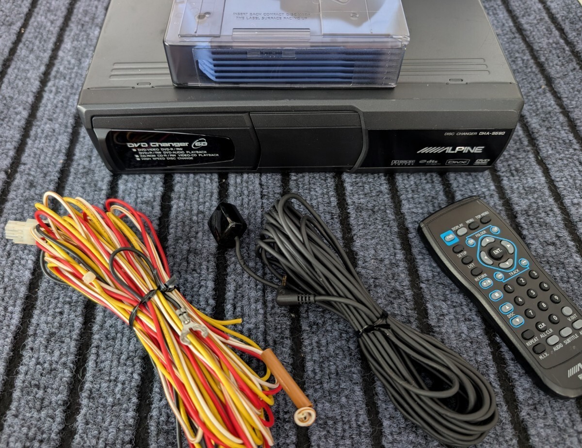 Alpine DHA-S690 6 Disc DVD CD Changer Ai-NET Car Audio with Remote
