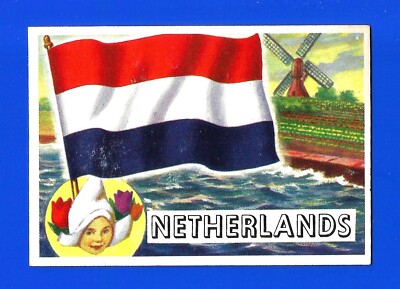 1956 Topps FLAGS of the WORLD SET BREAK #78 GUATEMALA NRMINT (SB1