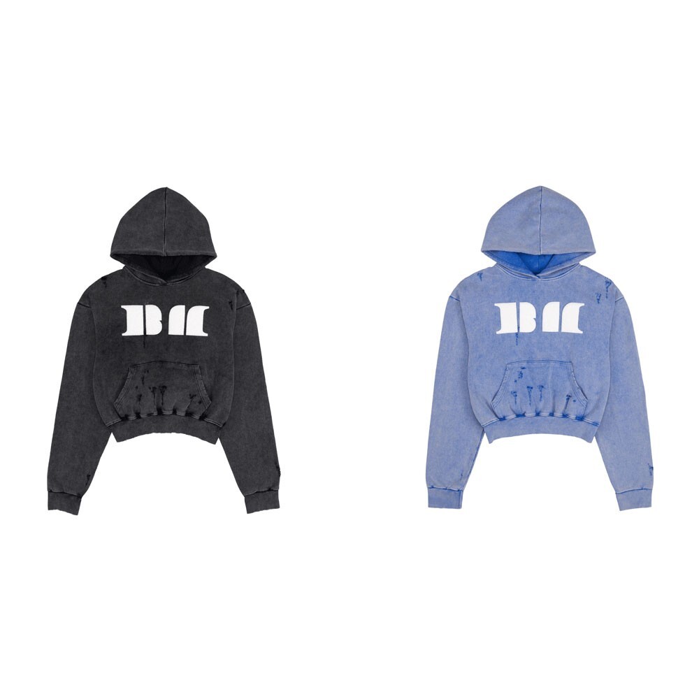 BABYMONSTER HELLOMONSTERS SWEAT HOODIE Official MD HOODIE Charcoal