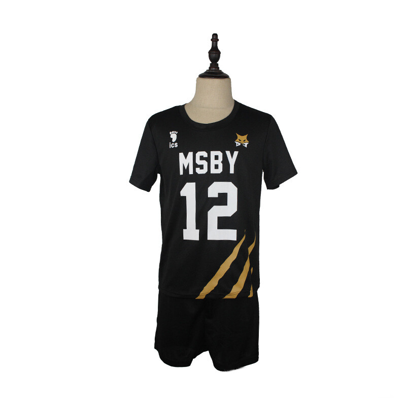 Haikyuu!! MSBY Black Jackals Cosplay Costume Sports Jersey