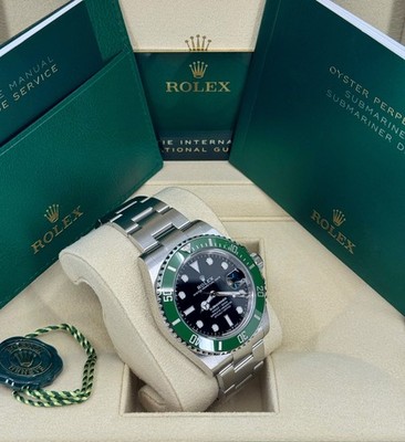 Unworn Rolex Submariner 41mm, Date, MKII, Kermit/Starbucks