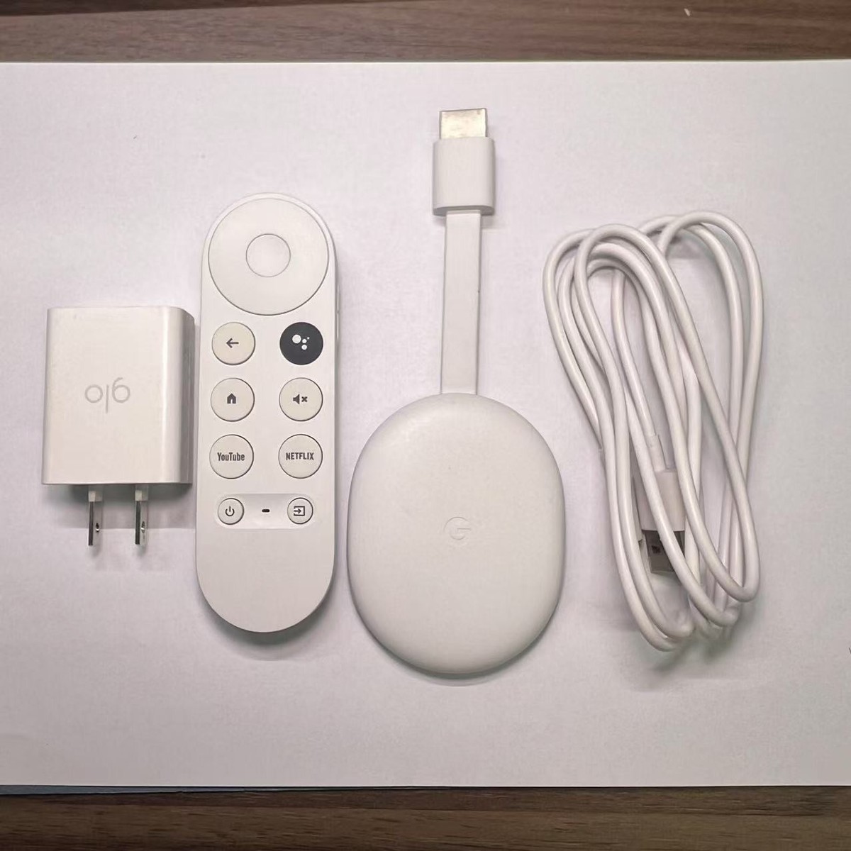 Google Chromecast with Google TV 4K - Snow. 705353038525| eBay
