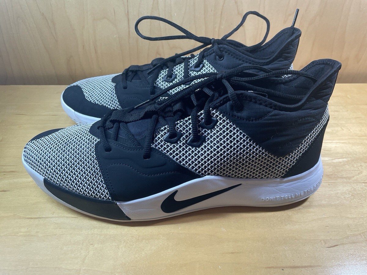 Nike Paul George 3 PG3 Monochrome Oreo Grey Black White AMAZING
