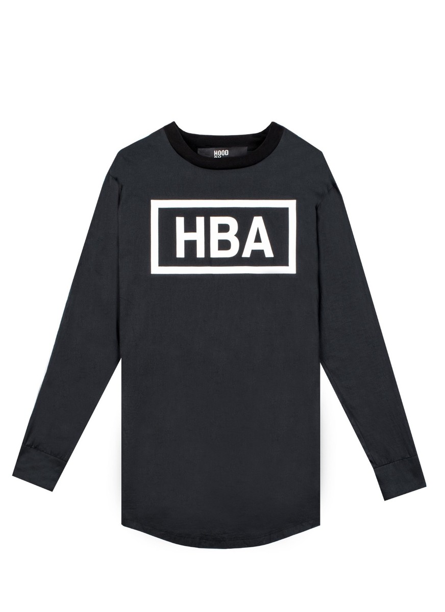 HBA Hood By Air Box Logo Snap Shirt in Black Size XS | eBay