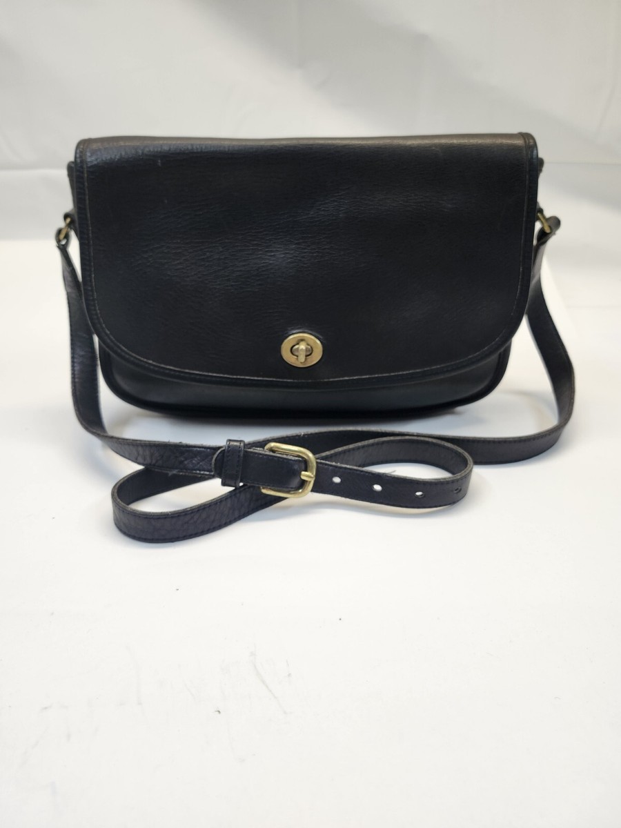 Vintage COACH City Bag 9790 Pre 1994 Black Cross Body Bag | eBay