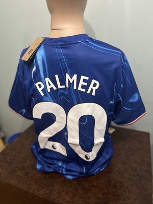 Chelsea 2024/25 Cole Palmer #20 Jersey Home Blue Shirt Size Mens