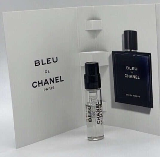 2x Chanel Bleu De Chanel Eau De Parfum EDP Sample Spray For Men